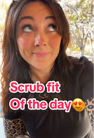 Not normally a leopard print kinda girl, but maybeee I could be  now💁🏻‍♀️😍🤣 #viralunderscrublongsleeve #scrubfit #ultrasoundstudent  #scrublife #ootd #trendingsong #Walmartfind