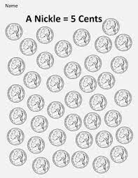 Kindergarten And Mooneyisms Coins Part Two A Nickel 5 Cents Kindergarten Worksheets Kindergarten Money Worksheets Kindergarten Phonics Worksheets
