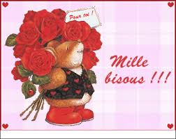 Rsultat de recherche d'images pour "mille doux bisous"
