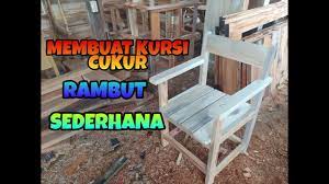 Gambar kursi kayu pangkas rambut. Cara Membuat Kursi Pangkas Rambut Dari Kayu Alga Elga Youtube