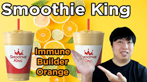 New Smoothie King Immune Builder Orange Smoothie Review How Good Does It Taste Youtube