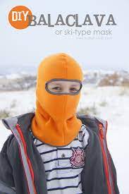 Make Your Own Balaclava Or Ski Type Mask Winter Sewing Sewing Hats Sewing Fleece