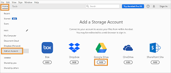 Telecharger google drive gratuit en francais. Acces A Vos Fichiers Google Drive Dans Acrobat
