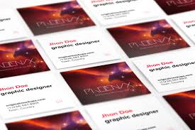 This is a sophisticated yet colorful design for a square business card. Square Business Cards