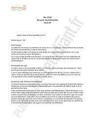 Les épreuves du baccalauréat ont commencé ce lundi matin, 8 heures, pour 753.000 lycéens. Epreuve De Philo Bac Es