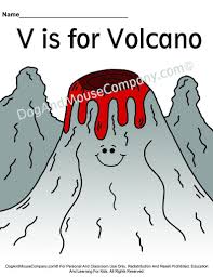V Is For Volcano Learn Your Abc S Colored Page Printable Etsy In 2020 Kindergarten Worksheets Kindergarten Worksheets Printable Kids Worksheets Printables