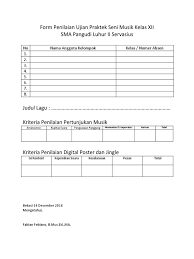 Check spelling or type a new query. Format Penilaian Ujian Praktek Seni Rupa Siswapelajar Com