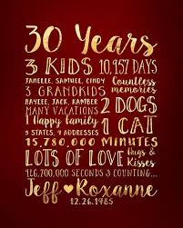 You could even give your partner a religious rosary if that suits your lifestyle. 30 Year Anniversary Gift Gift For Parents Anniversary Kids Etsy In 2021 Parents Anniversary 30 Year Anniversary Gift 30 Year Anniversary