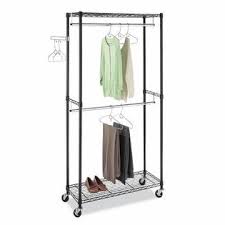 Maybe you would like to learn more about one of these? Whitmor Rolling Double Rod Garment Rack