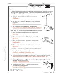 Wavelength Frequency Speed And Energy Worksheet Answers Worksheet List