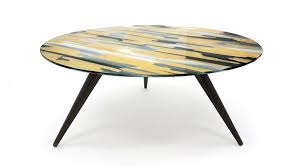 Spend $200 get $50 in rewards! Glassisimo Tripod C Coffee Table Living Room Table