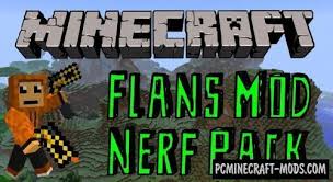 Updated often with the best minecraft pe mods. Flan S Nerf Pack Toys Mod For Minecraft 1 12 2 1 8 9 1 7 10 Pc Java Mods