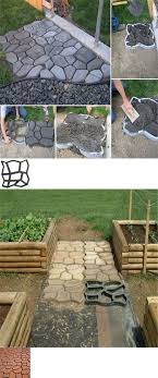 Cobblestone Walkway Maker Patio Garden Path Driveway Concrete Stepping Mold Usa Patio Garden Cobblestone Walkway Decorative Stepping Stones