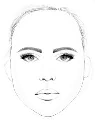 Now draw a vertical line that separates the face in half and make sure either size are about the same width. Drawing Realistic Face Shapes Novocom Top