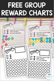 free group reward charts behavior incentives sticker