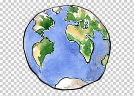 Continuous line drawing of globe of earth. Earth Drawing Planet Clip Art Earth Cartoon Davia Rivka