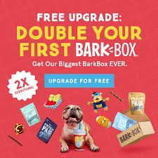 Barkbox Coupon Get First Month Free Upgrade With 6 Or 12 Month Subscription Hello Subscription Barkbox Coupon Bark Box Super Chewer