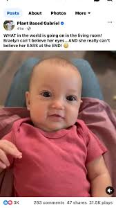 Screenshots from the lame latest video with Dr. Ding Dong filming Baby  Braelyn sitting in her car seat. That's all it is about 🥱😴 I turned it  off early on.