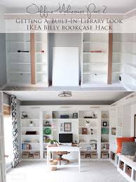 Find the best desk and shelves desktop wallpaper on getwallpapers. Office Makeover Part 2 Building In Billy Ikea Hack Southern Revivals
