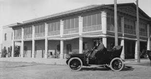 Two Men In A Franklin Automobile In Front Of The Imperial Hotel In El Centro Ca Imperial Hotel Imperial County California History
