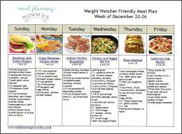 Weight Watcher Friendly Meal Plan 1 With Beyond The Scale