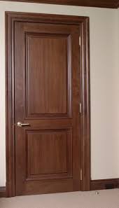 Porte 172d Panneau 2 Surmoulure Cerisier Wooden Front Door Design Entrance Wood Door Wood Doors Interior