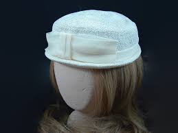 Ivory Woven Straw Hat White Pillbox Hat Pill Box Etsy White Pillbox Hat Pillbox Hat Hats