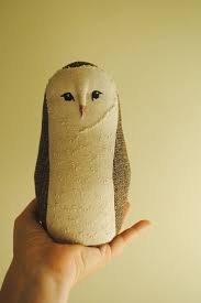 Gallery Willowynn Soft Toy Animals Baby Barn Owl Soft Sculpture