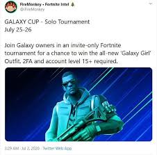 Tournament organizers can now enable sharing of match results on your social media accounts. Fortnite How To Get The Galaxy Girl Skin For Free