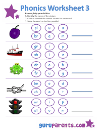 Phonics Worksheets Guruparents