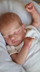 Full body silicone sales baby boy sleeping