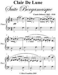 Download the pdf, print it and use our learning tools to master it. Clair De Lune Suite Bergamasque Easiest Piano Sheet Music By Claude Debussy