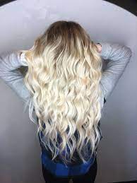Finally Got My Hair Done Platinum Blonde Hair With Dark Roots I Tip Extensions 4 Bundles Of 22 Inch 18 Inch Hair Dark Roots Blonde Hair Blonde Hair Color