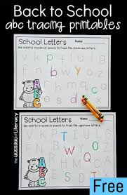 Back To School Alphabet Tracing Printables Alphabet Tracing Printables Alphabet Tracing Alphabet Preschool