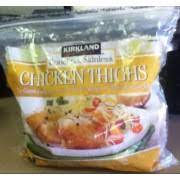 This is an ounce higher than the average breast weight from 40 years ago. Kirkland Signature Boneless Skinless Chicken Thighs Calories Nutrition Analysis More Fooducate