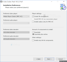 It also adapts itself based on what other codecs are already installed on your computer. K Lite Codec Pack Full Download