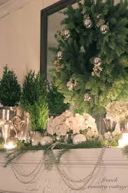 A Quiet Christmas Mantel Country Christmas Decorations French Christmas Cottage Christmas