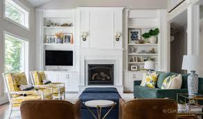 Cutout shelf on desk's front side incorporates added dimension. C M Interiors