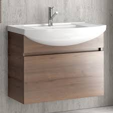 Bagno componibile line lavabo doppia vasca. Mobile Bagno 80 Cm Sospeso Vendita Online Bagni Kamalu Colore Mobile Walnut