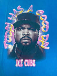 Aqua Blue Graffiti Ice Cube Tee