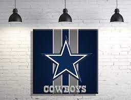 Dallas Cowboys Framed Canvas Wall Art Decor Ebay Dallas Cowboys Decor Cowboy Wall Art Dallas Cowboys