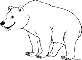 Make a fun coloring book out of family photos wi. Happy Black Bear Coloring Pages Printable