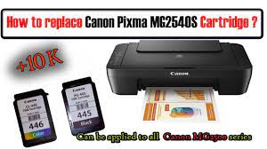 Open the printer driver setup window. Replace Change Canon Pixma Mg2540s Ink Cartridge Applied To Canon Mg2500 Series Youtube