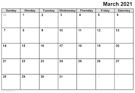 19 blank, editable and customisable templates to download and print. 2021 Calendar Monthly Calendars Pdf Excel And Free Calendar Maker