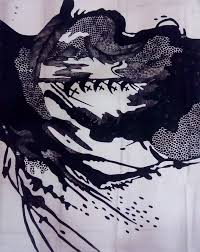 Motif batik flora hitam putih contoh motif batik sumber : 30 Contoh Lukisan Batik Modern Gambar