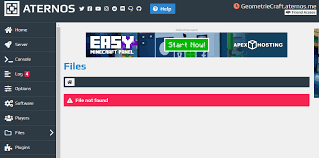 Head to your apex panel and stop the server. Aternos File Not Found When Trying To Access Server Files Please Help I Need To Download The Worlds Off This Aternos