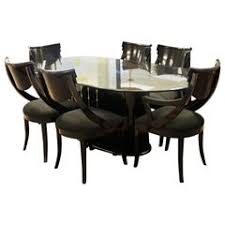 Upholstered chairs dining chairs chair pads foldable chairs chair covers junior dining chairs dining chair underframes & seat shells. 1970 Dining Chair Black Lacquer 15 For Sale On 1stdibs