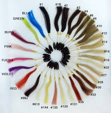 color chart new vipin hair extension