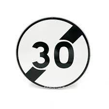 Limitation de vitesse à 90 km/h. Panneau B33 Fin De Limitation De Vitesse Personnalisable Panostock