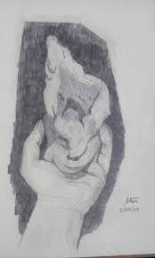 Second Drawing Of A Tree Burl Sketch Book Tree Burl Drawings